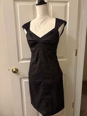 M.S.S.P. Max Studio Specialty Products Black Sleeveless Cocktail Dress